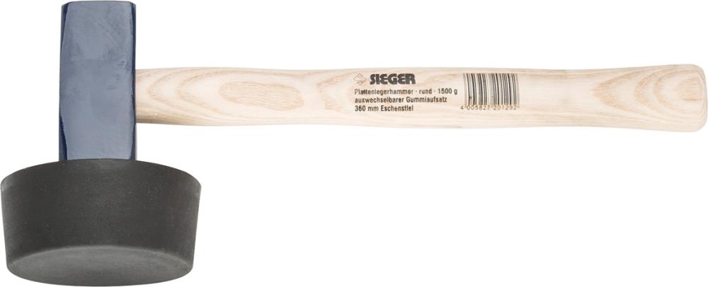 IDEAL® Plattenlegerhammer 1500g rund geschraubt - bei HUG Technik ✭ IDEAL® Plattenlegerhammer 1500g rund geschraubt - bei HUG Technik ✭