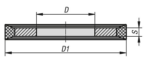Dicht- und Unterlegscheibe Hygienic Usit®, D=10,1, Edelstahl 1.4404, Komp: 70 EPDM 253815 Komp: weiss EHEDG - K1491.102 - gibt’s bei HUG Technik ✓