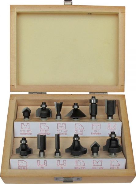 FORTIS Fräser-Satz HW 12-teilig S8 - gibt’s bei HUG Technik ✓ FORTIS Fräser-Satz HW 12-teilig S8 - gibt’s bei HUG Technik ✓