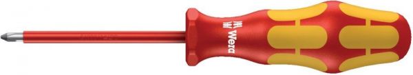 Wera® Kreuzschlitz-Schraubendreher 162 i PH VDE-isoliert, PH 0 x 80mm - erhältlich bei ✭ HUG Technik ✓