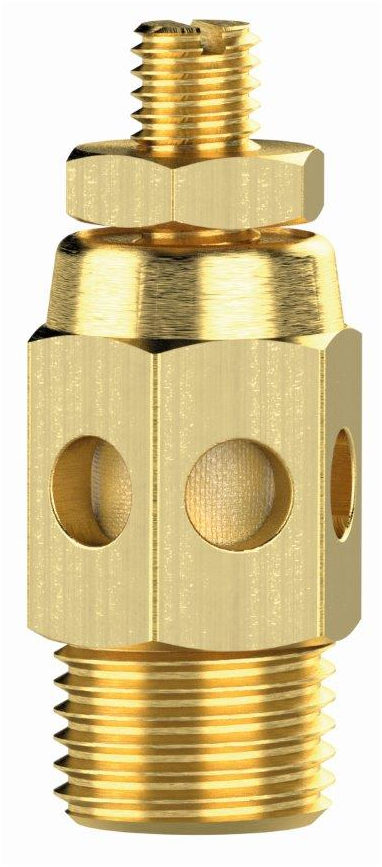 Schalldämpfer, Bronce gesintert, Messing- Gehäuse,einstellbar,G1 - bei HUG Technik ✭