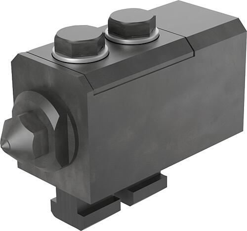 Seitenspanner mit Spannspitze Gr.14, L=85, B=40, H=50 Vergütungsstahl brüniert - K2117.14