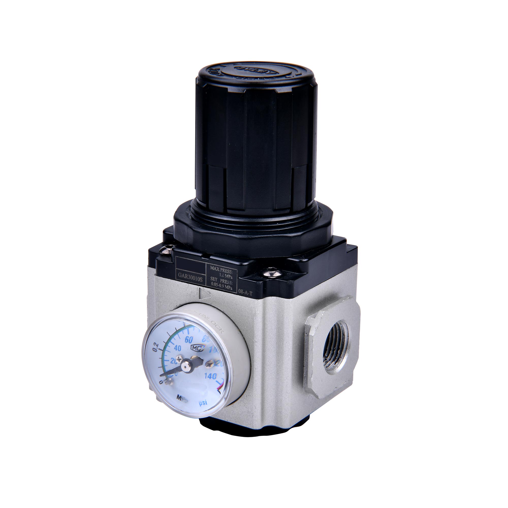 Druckregler »GA-mini«, inkl. Manometer, BG 200, G1/8, 0,5 - 9 bar - gibt’s bei HUG Technik ✓