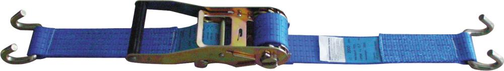 zweiteiliger Ratschen-Zurrgurt mit Rahmenhaken, 2000-4000 daN, 6 m lang - bei HUG Technik ✓