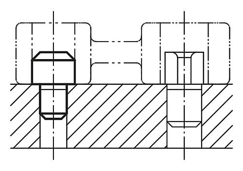 Positionsstift zylindrisch D1=10 Werkzeugstahl, brüniert, geschliffen, D2=7 - K0352.07 - bei HUG Technik ✭