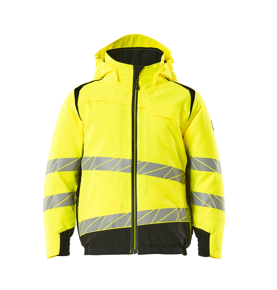 MASCOT® ACCELERATE SAFE Winterjacke für Kinder  Gr. 104, hi-vis gelb/schwarz - bekommst Du bei HUG Technik ♡