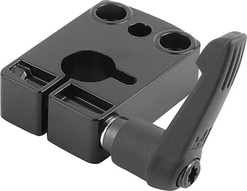 Produktbild Montageplatte 33x15x47 Aluminium, Komp: Kunststoff, D=10 - K0414.04101 - erhältlich bei ♡ HUG Technik ✓