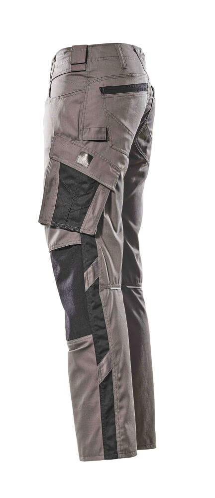 MASCOT® UNIQUE Hose mit Knietaschen »Mannheim« Gr. 76/C46, anthrazit/schwarz - bei HUG Technik ♡