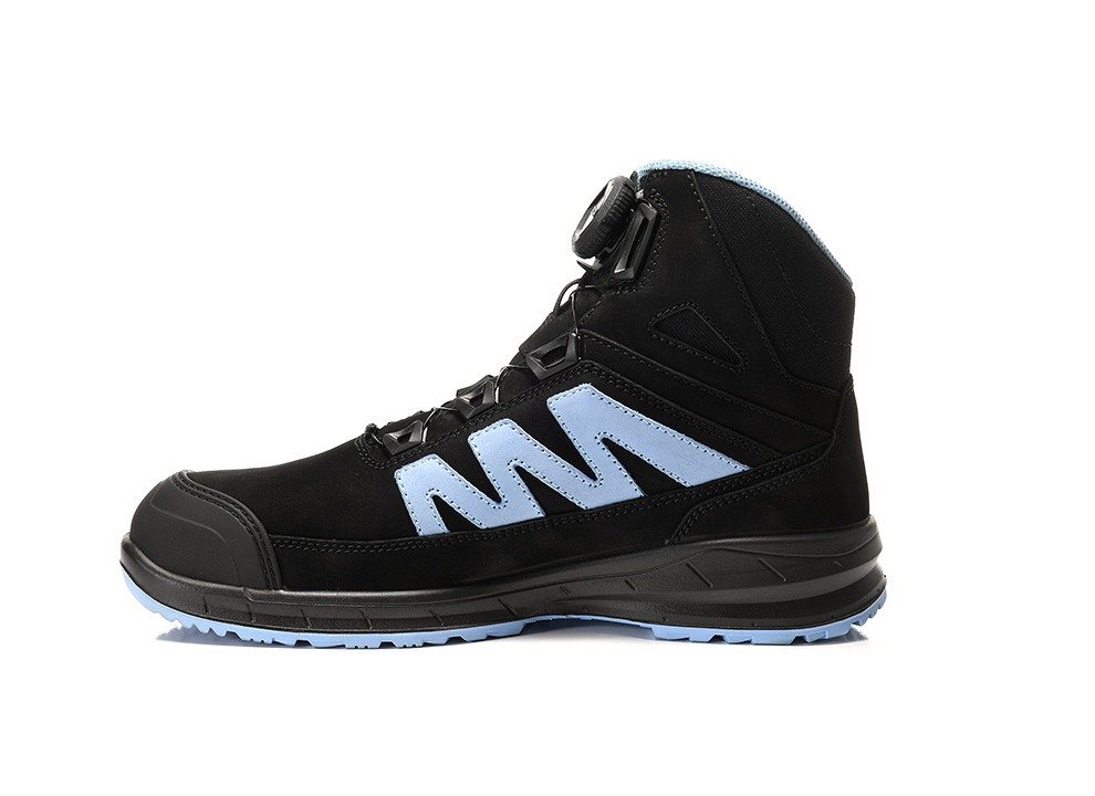 ELTEN® Sicherheitsstiefel, MARTEN XXSports Pro BOA® black-blue Mid ESD S3, 768141 - bei HUG Technik ☆