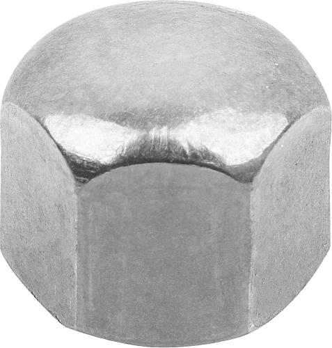 Hutmutter DIN917 Niedrige Form, M06, SW=10, Stahl 6 blank - K1801.106