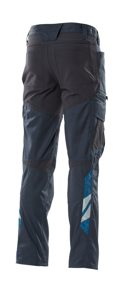 MASCOT® ACCELERATE Hose mit Schenkeltaschen  Gr. 76/C46, schwarzblau - direkt von HUG Technik ✓