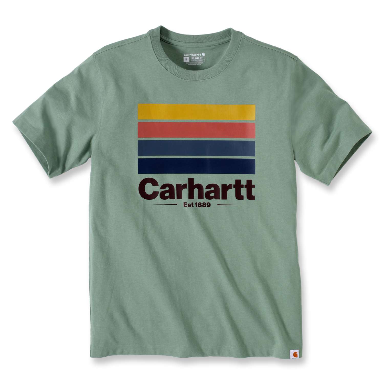 carhartt® Herren-T-Shirt »LINE GRAPHIC S/S T-SHIRT« - Gr. S, jade heather - bei HUG Technik ✭