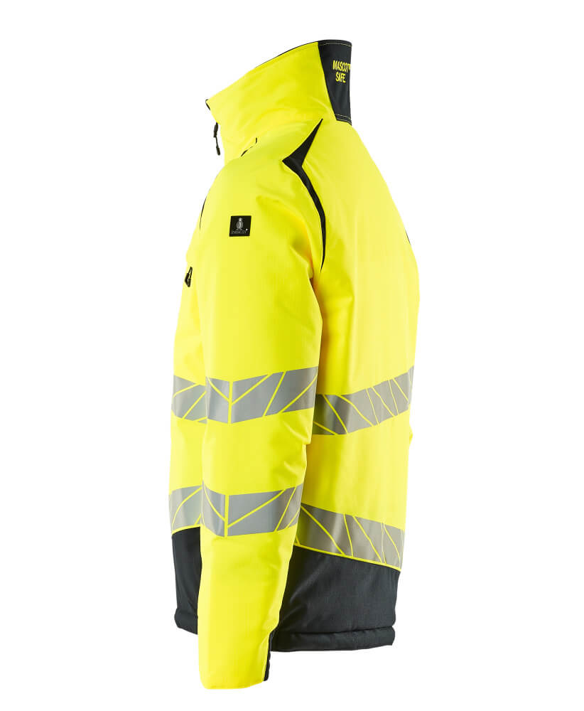 MASCOT® ACCELERATE SAFE Winterjacke  Gr. 2XL, hi-vis gelb/schwarzblau - erhältlich bei ♡ HUG Technik ✓