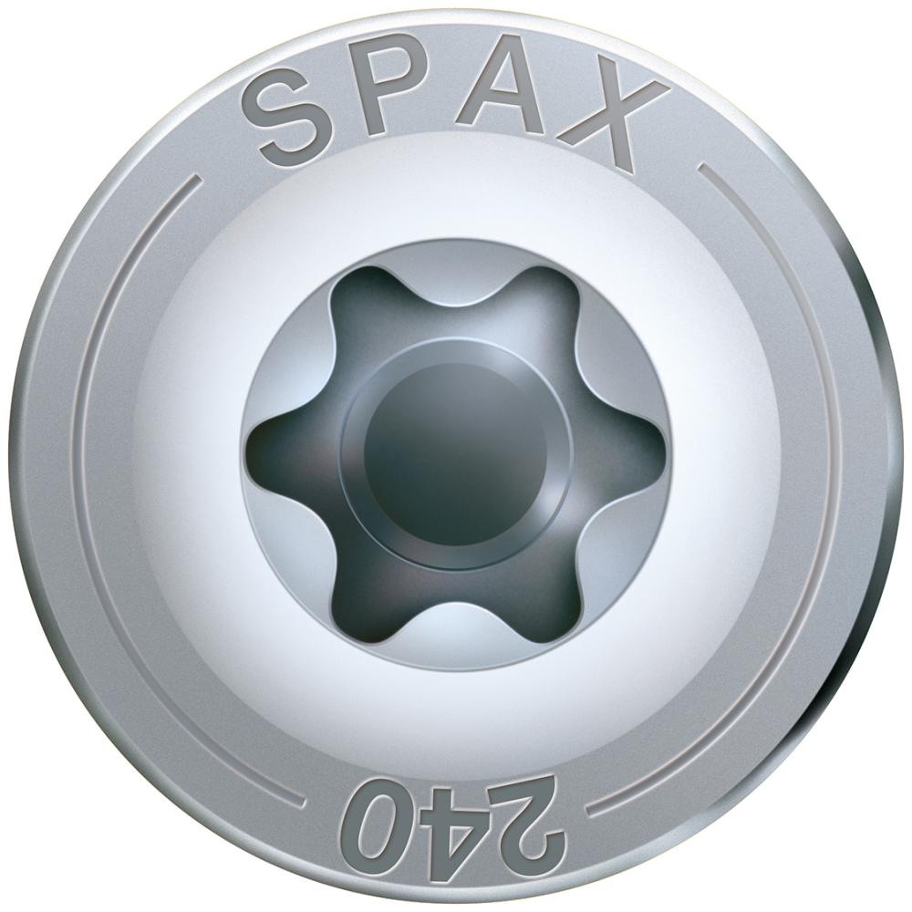 SPAX® Holzbauschraube Tellerkopf T-STAR plus 8,0x 80 WIROX®, ETA-12/0114, Packung mit 50 Stück - bei HUG Technik ☆