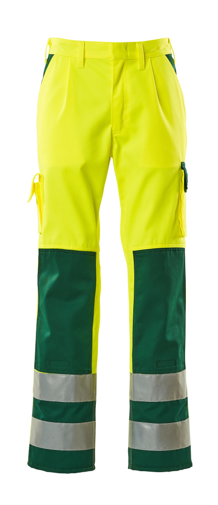 MASCOT® SAFE COMPETE Hose mit Knietaschen »Olinda« Gr. 76/C44, hi-vis gelb/grün - direkt von HUG Technik ✓