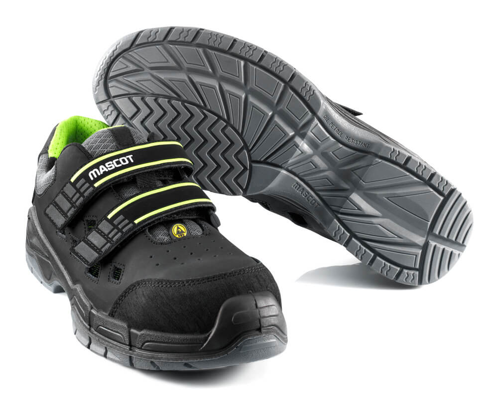 MASCOT® FOOTWEAR FIT Sicherheitssandale S3»Alpamayo« Gr. 08/35, schwarz - direkt bei HUG Technik ✓