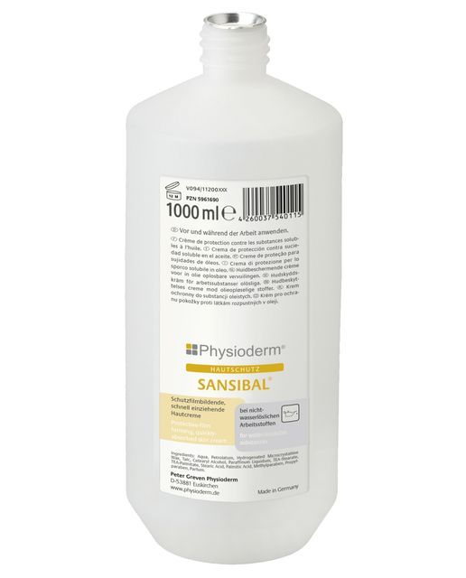 Physioderm® Hautschutzcreme SANSIBAL® - bei HUG Technik ✭