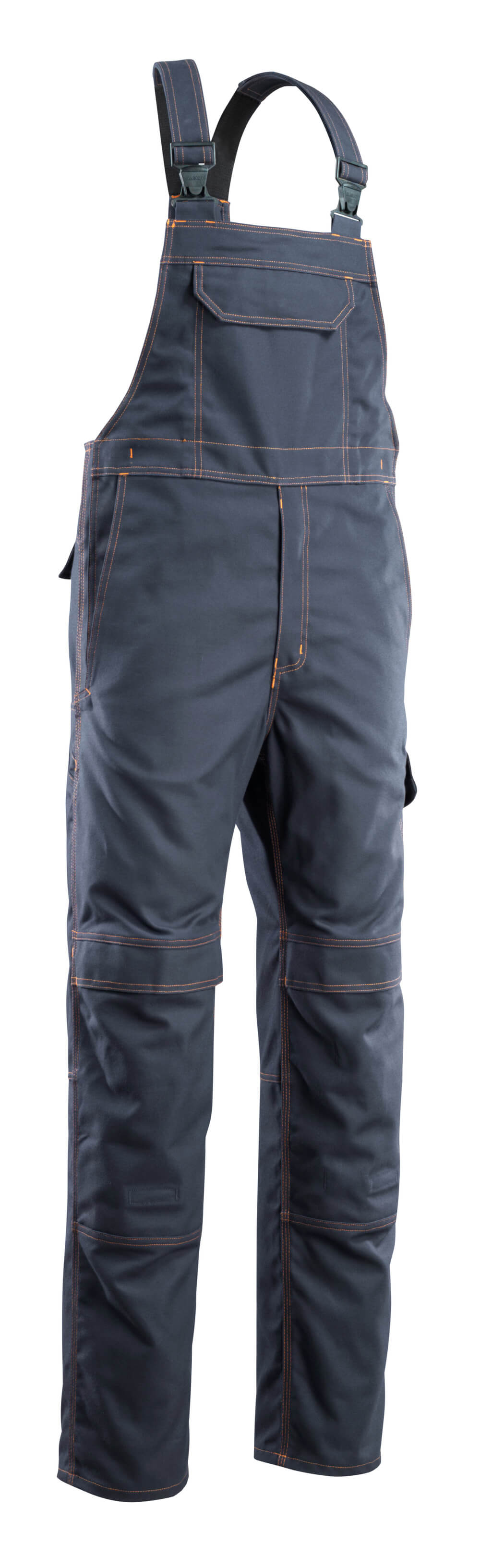 MASCOT® MULTISAFE Latzhose mit Knietaschen »Freibourg« Gr. 82/C44, schwarzblau - bekommst Du bei HUG Technik ♡