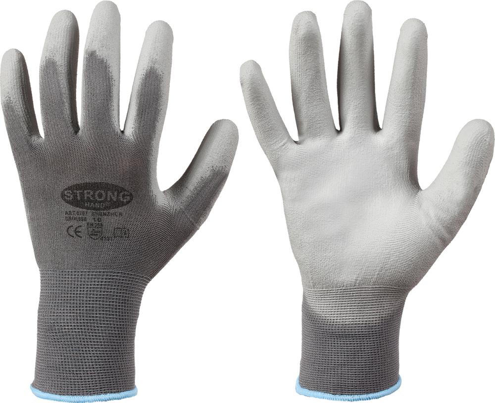 STRONGHAND® Strickhandschuh Shenzhen, Nylon, grau - bekommst Du bei ★ HUG Technik ✓