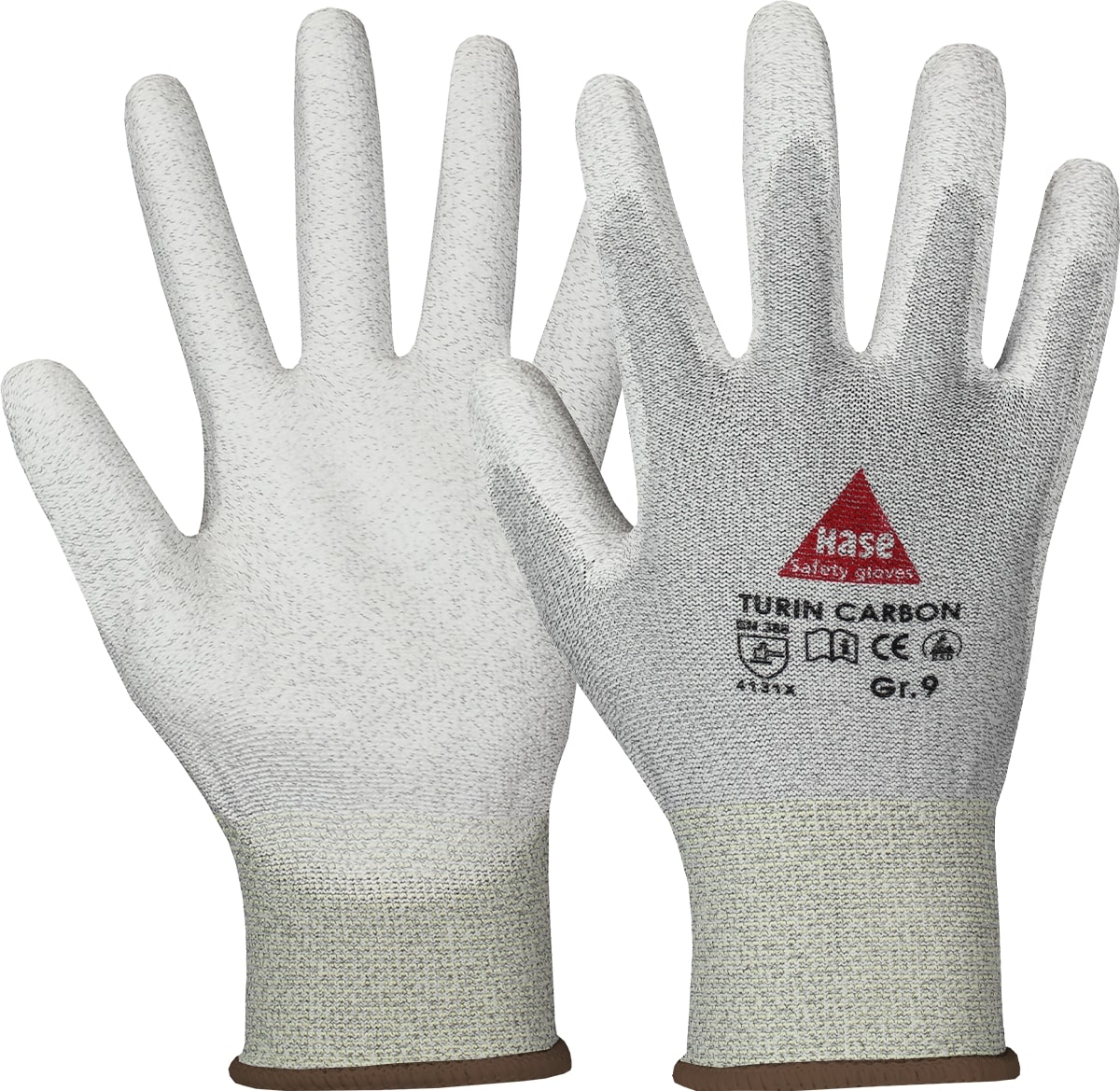 TURIN CARBON, TURIN CARBON TIP Montagehandschuh aus Nylon/Carbonstrick/PU - bei HUG Technik ☆