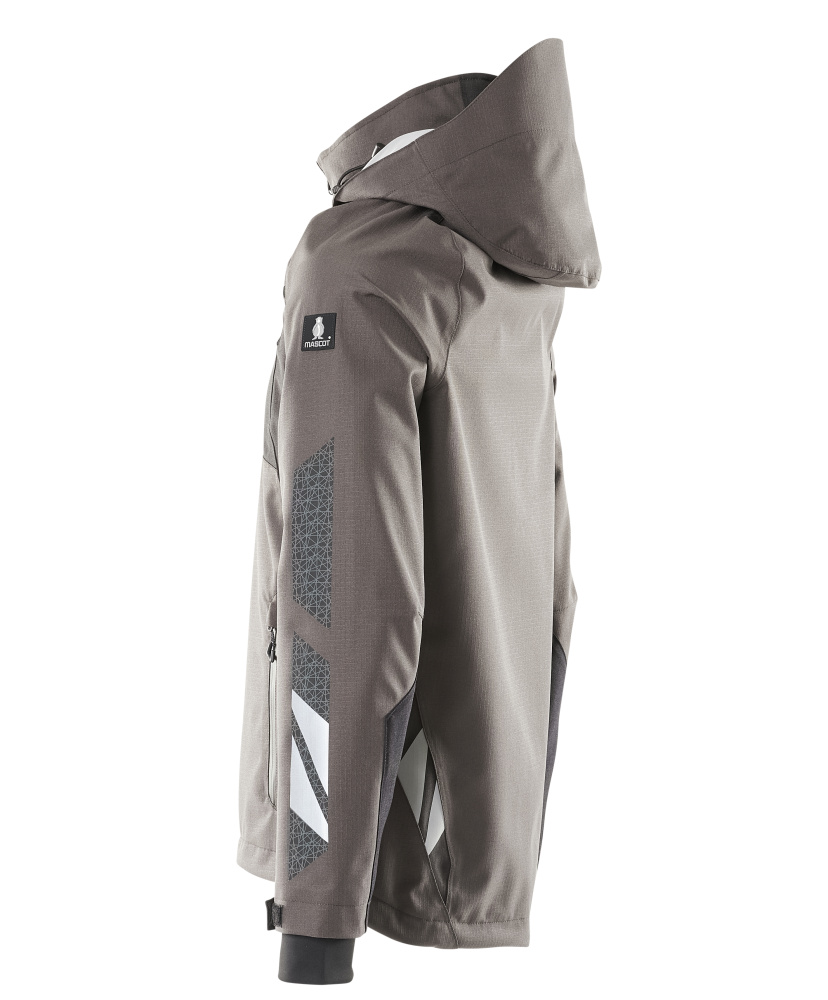 MASCOT® ACCELERATE Hard Shell Jacke  Gr. 2XL, dunkelanthrazit/schwarz - gibt’s bei ☆ HUG Technik ✓