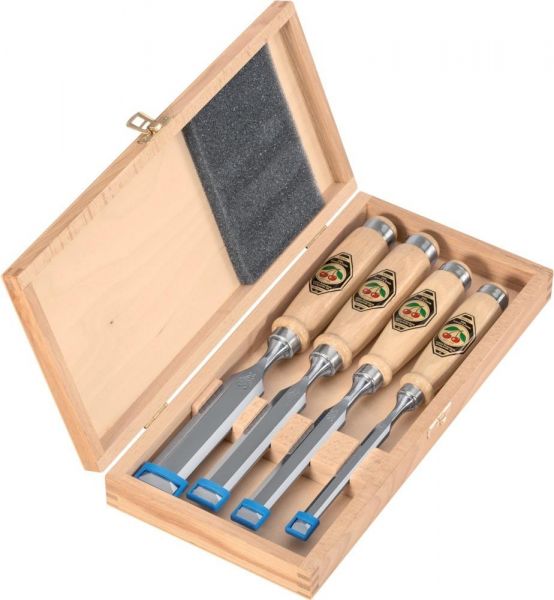 KIRSCHEN Stechbeitelsatz 4-teilig, 1141 HK - gibt’s bei HUG Technik ✓