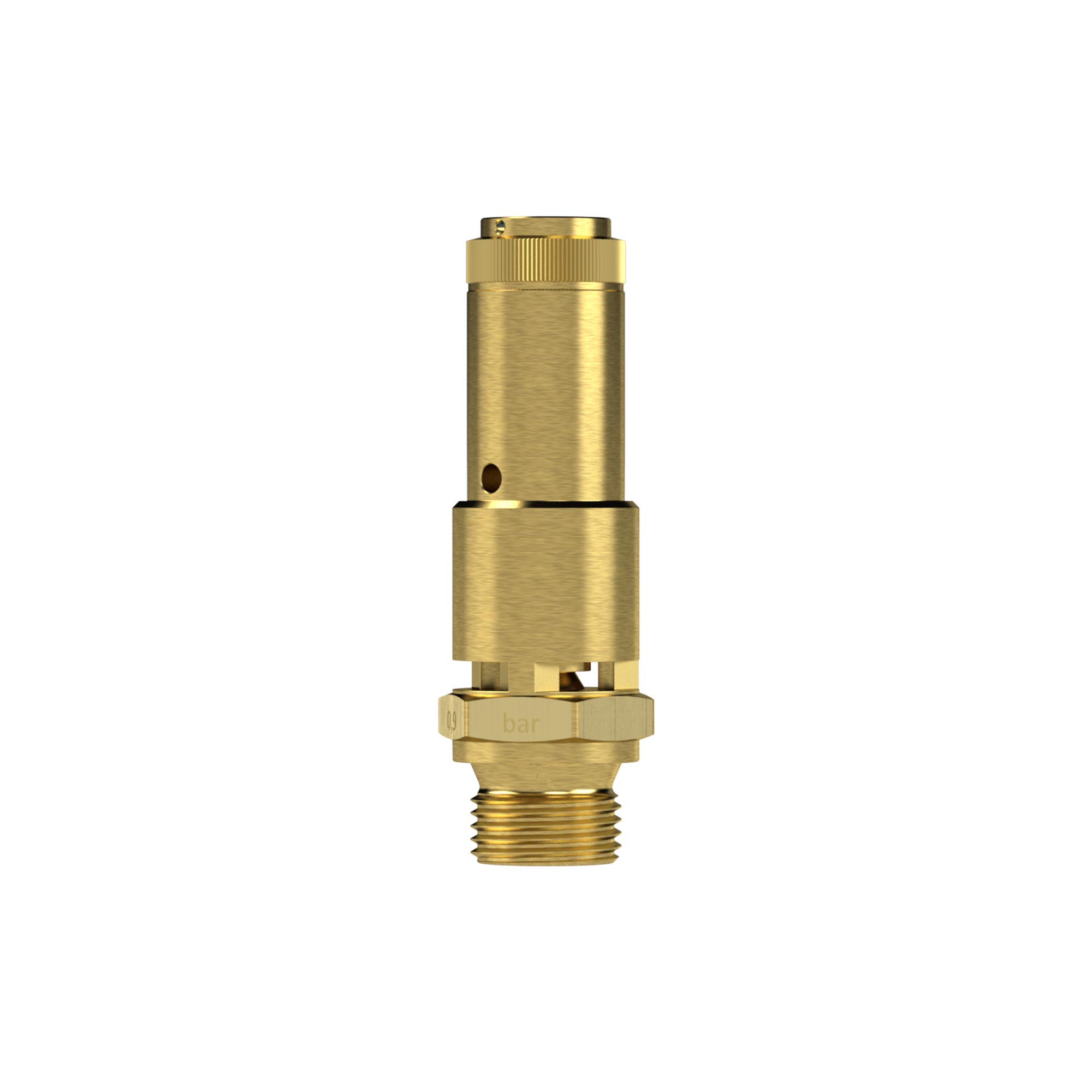 Sicherheitsventil DN 10, Messing, G 3/8, Ansprechdruck 4,8 bar - direkt bei HUG Technik ✓