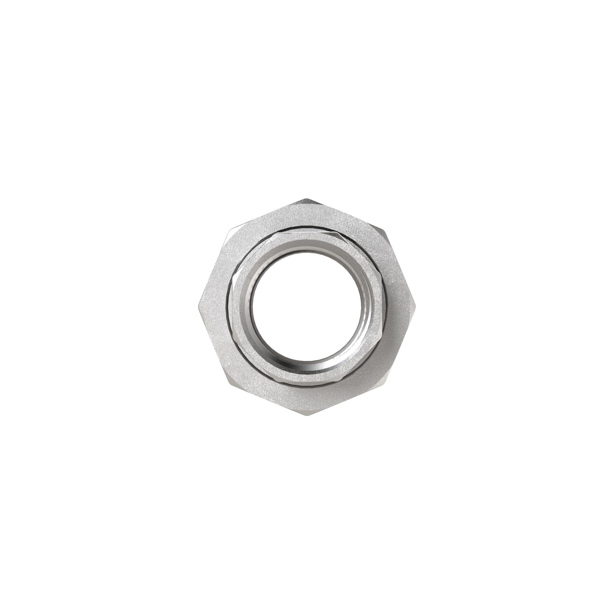 Lösbarer Doppelgewindenippel, flachdichtend, G 1/2, IG, SW 38, Edelstahl 1.4408 - gibt’s bei HUG Technik ✓