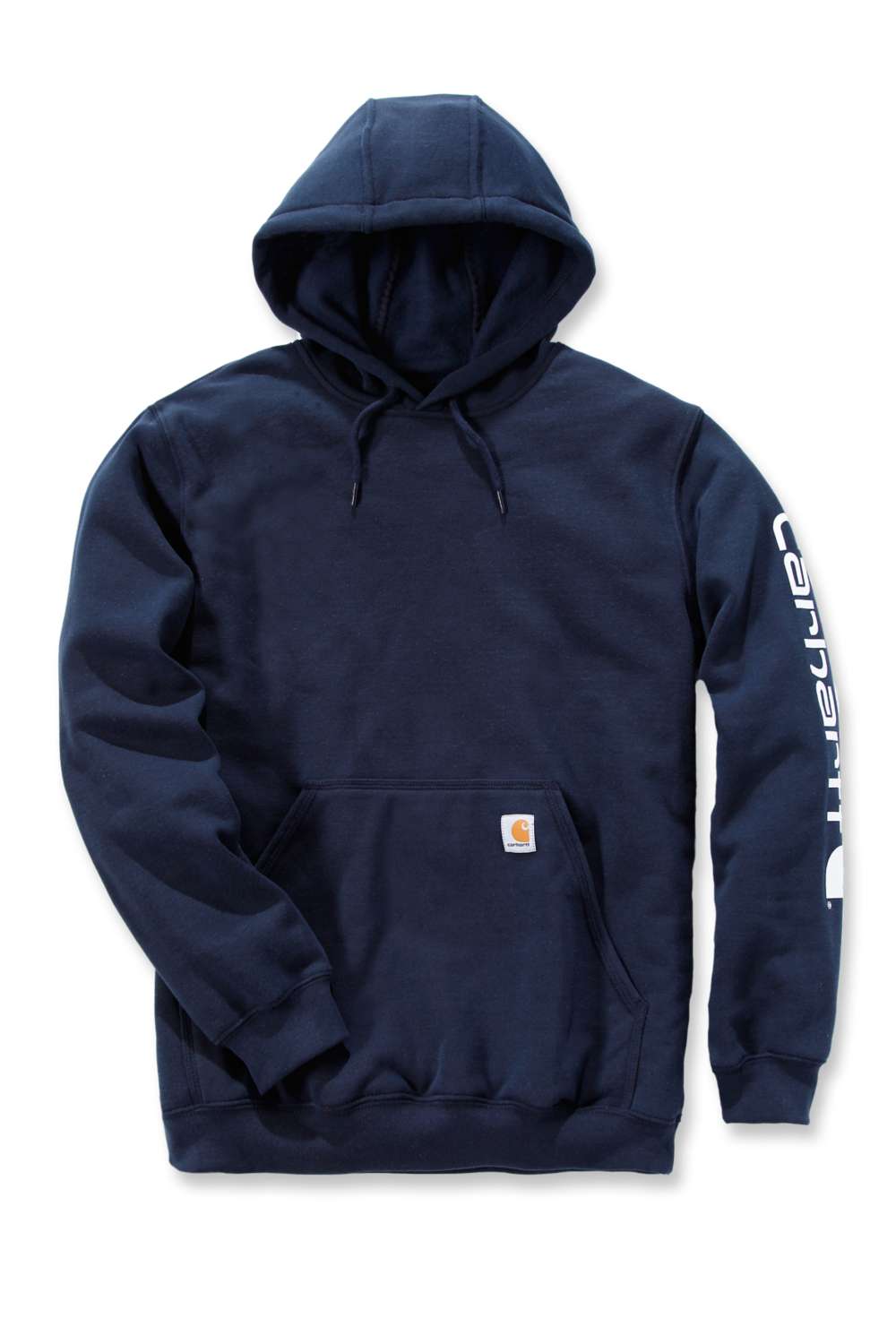 carhartt® Herren Kapuzensweater »SLEEVE LOGO HOODED SWEATSHIRT« new navy Flach  - gibt’s bei ☆ HUG Technik ✓