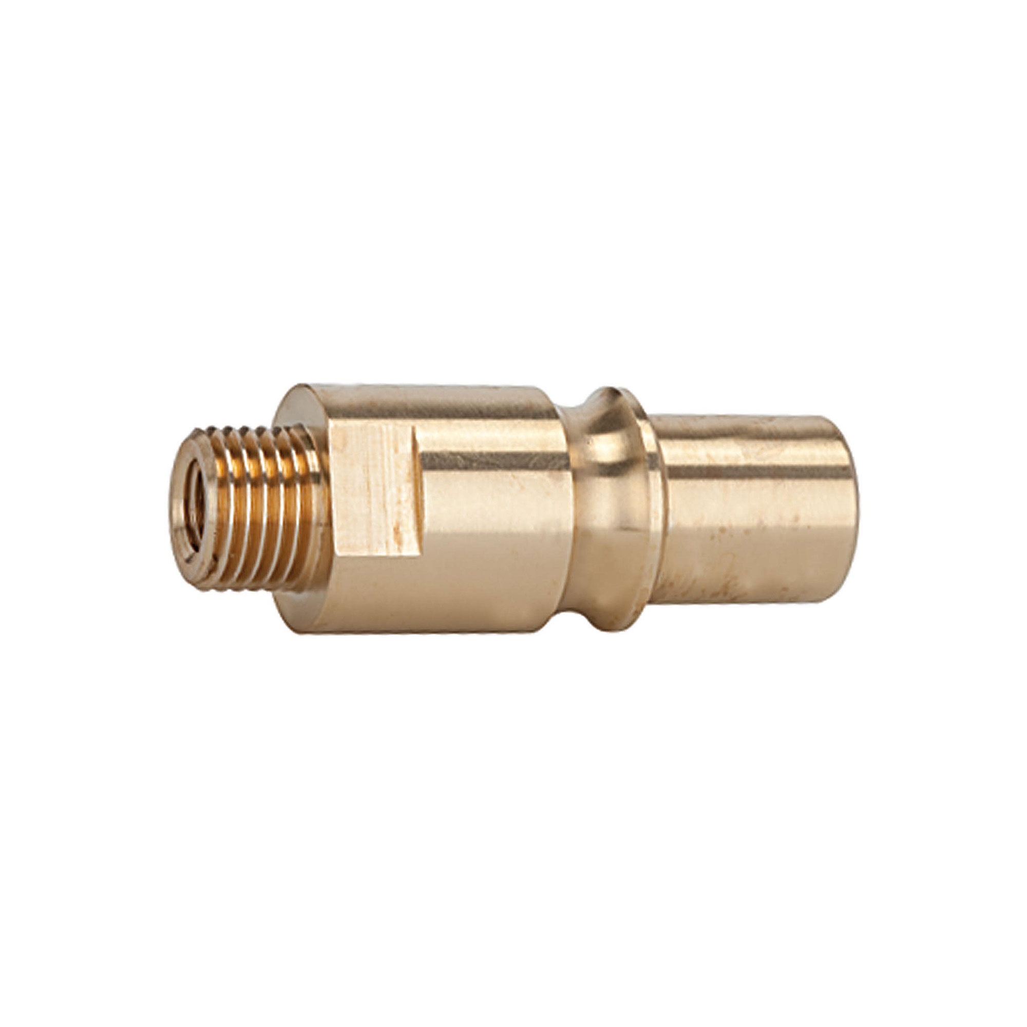 Nippel für Kupplungen NW 12, Messing blank, G 1/4 AG - erhältlich bei ❣ HUG Technik ✓