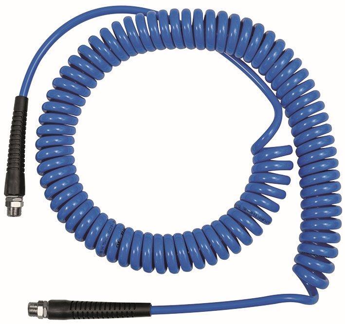 Spiralschlauch, Verschraubung, Knickschutz, PU, G 1/4, ø 10x6,5x1,75, 10m - bei HUG Technik ✭