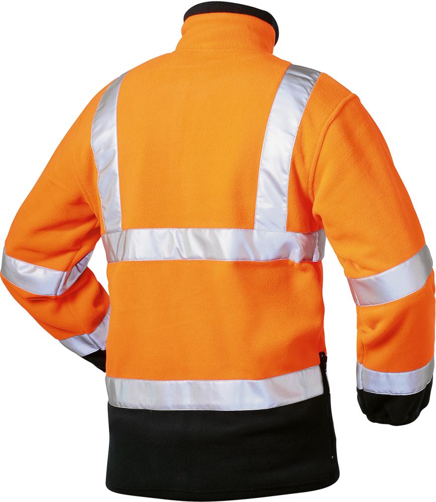 elysee® Warn-Fleecejacke Benedikt, orange-marine - gibt’s bei ☆ HUG Technik ✓