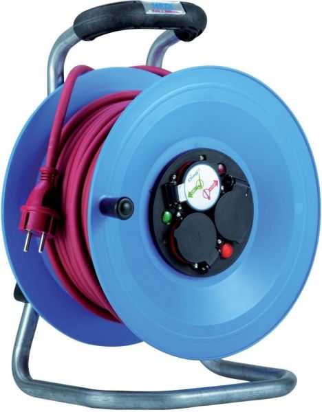 HEDI Kabeltrommel Kunststoff IP44 40 m H07RN-F3G1,5 - bei HUG Technik ☆