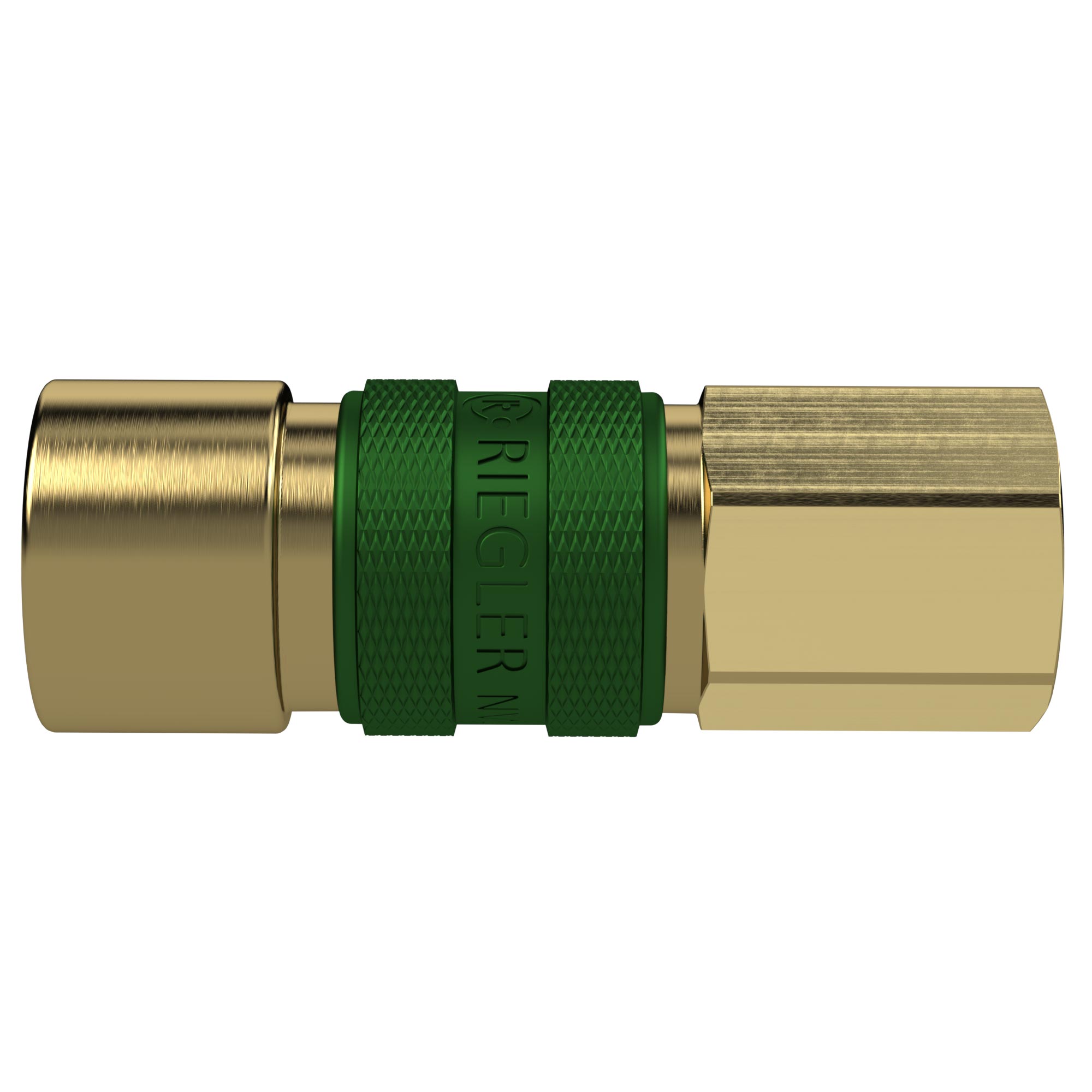 Unverwechselbare Schnellverschlusskupplung NW 5, G 1/4 IG, grün - bei HUG Technik ✭