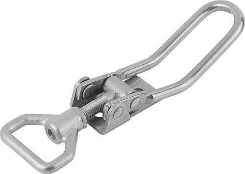 Spannverschluss 168x36, Form: A Edelstahl - K0051.1611682 - bei HUG Technik ✓