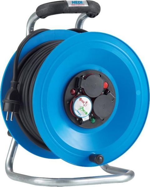 HEDI Kabeltrommel Kunststoff IP44 30 m H07RN-F3G2,5 - kommt direkt von HUG Technik 😊
