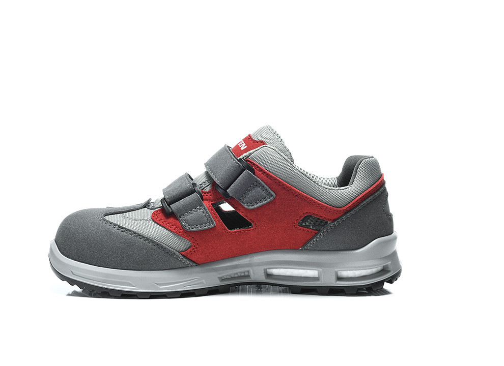 ELTEN® Sicherheitssandale TRAVIS XXT grey-red Easy ESD S1, 719820 - direkt von HUG Technik ✓