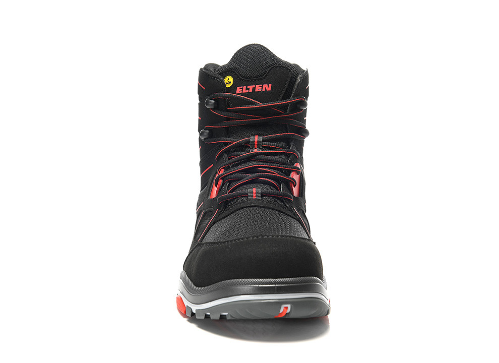 ELTEN® Sicherheitsstiefel ANTHONY red Mid ESD S1 - gibt’s bei ☆ HUG Technik ✓