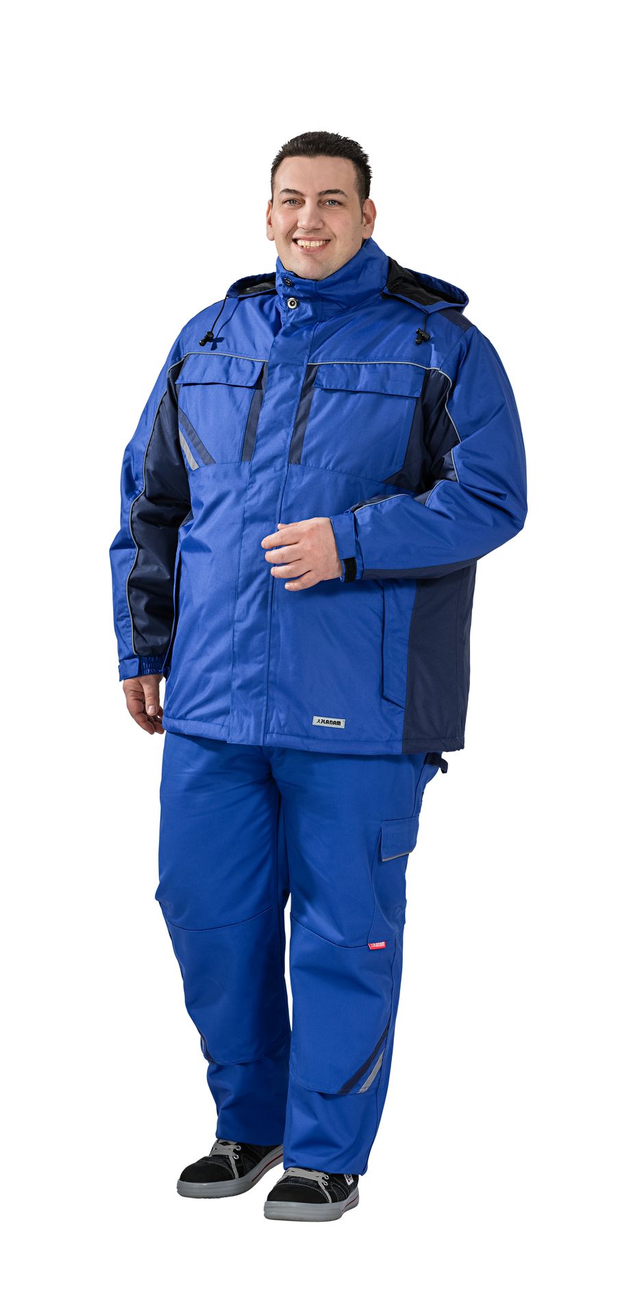 PLANAM Winterjacke Highline, kornblau-marine-zink - erhältlich bei ✭ HUG Technik ✓