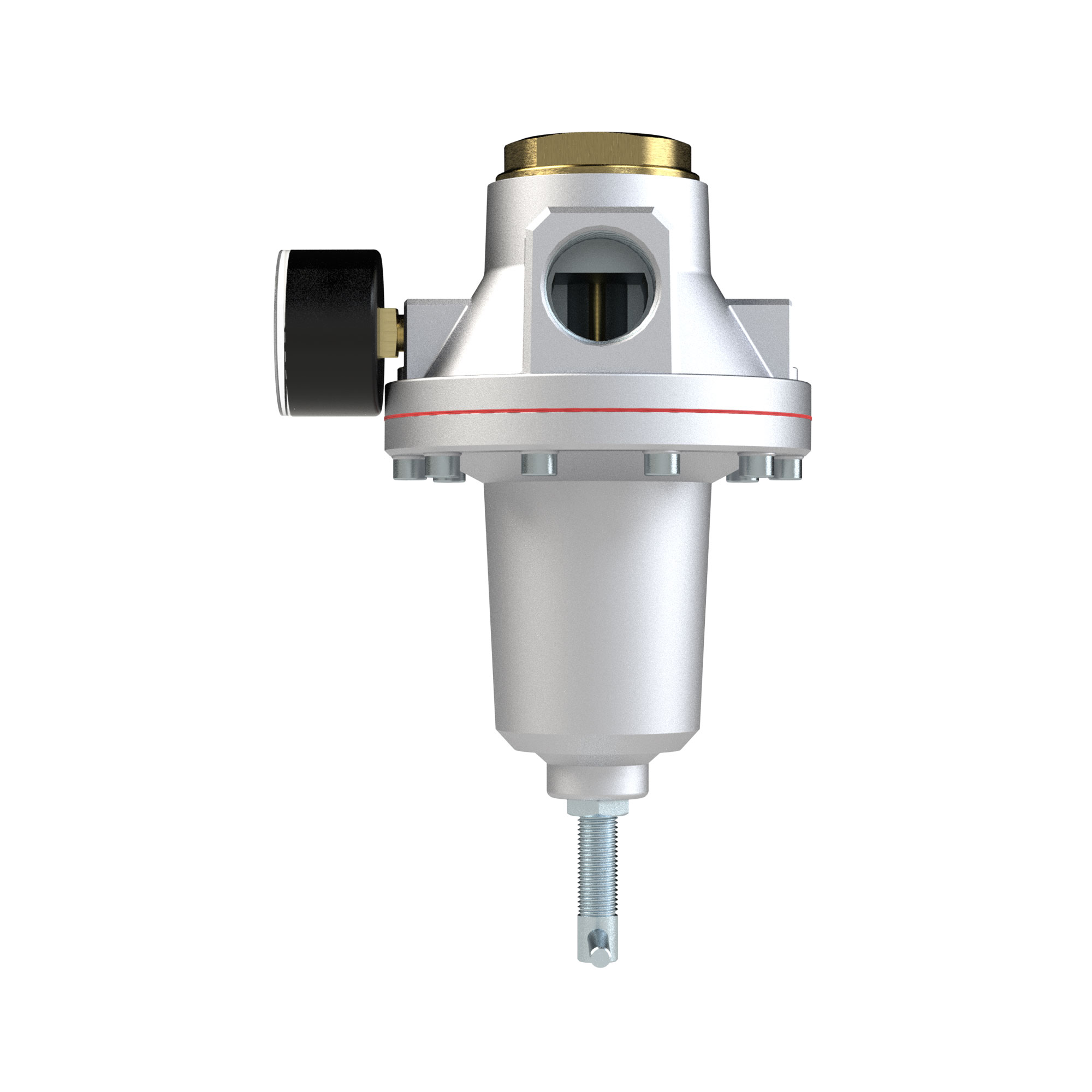 Konstant-Druckregler inkl. Manometer, BG 4, G 1, 0,5 - 10 bar - erhältlich bei ✭ HUG Technik ✓