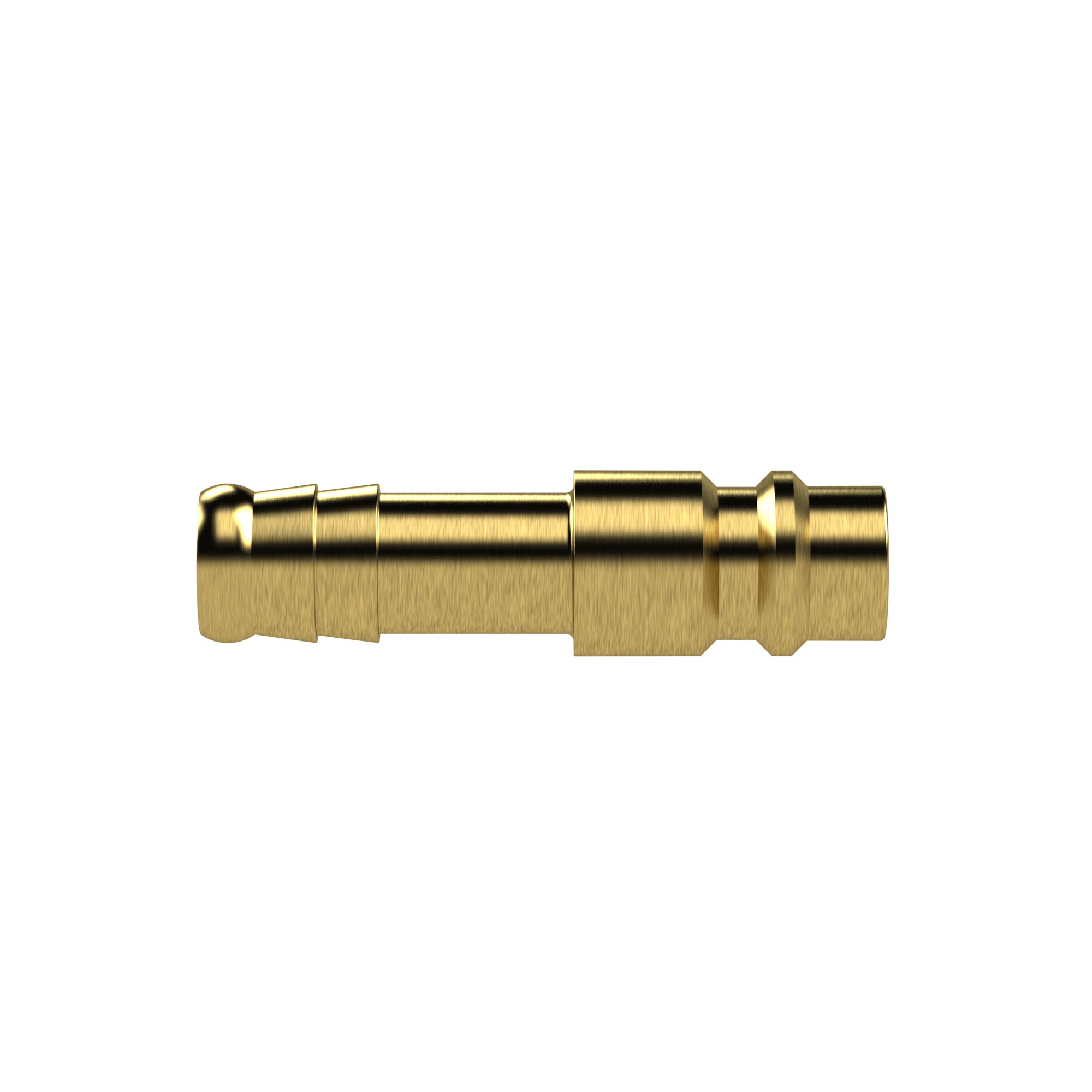 Einstecktülle für Kupplungen NW 7,2 - 7,8, Messing blank, Tülle LW 6 - bei HUG Technik ✓