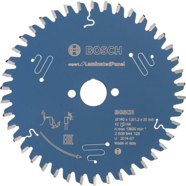 HW Kreissägeblatt Expert f.Laminat 140x20x1,8 42T - bei HUG Technik ✭