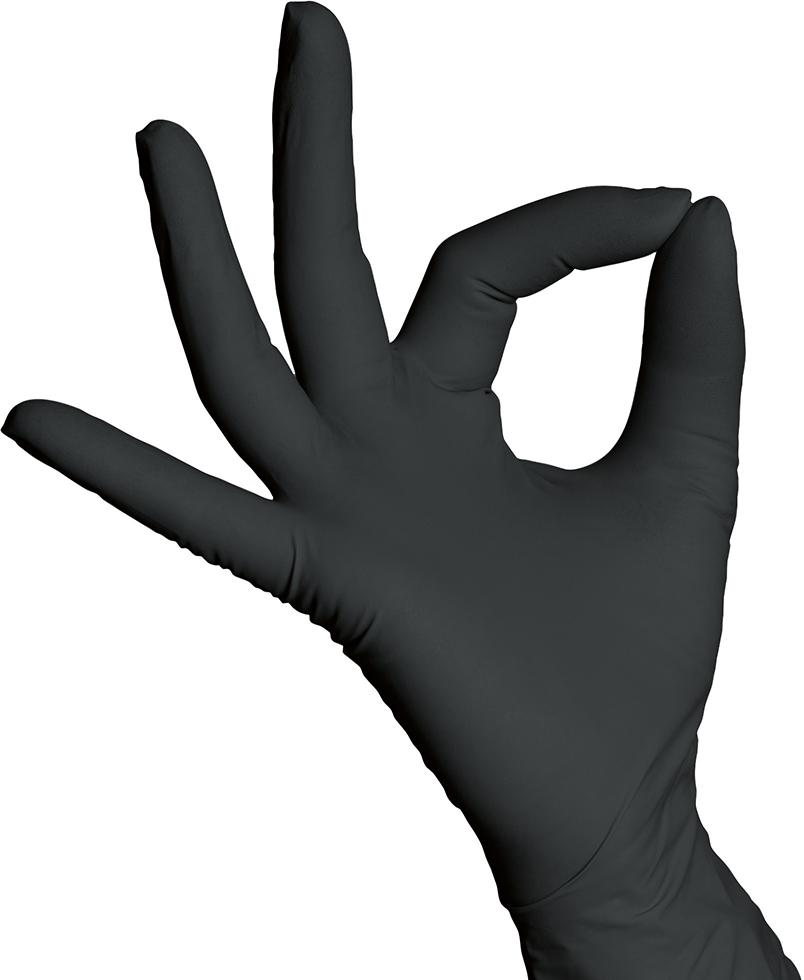 STRONGHAND® Einweghandschuhe SHa TIN, Nitril, ungepudert, schwarz (Box mit 100 Stück) - bekommst Du bei ★ HUG Technik ✓