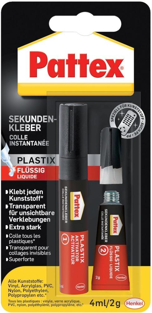 Pattex® Sekundenkleber Plastik flüssig 2g/4ml - bei HUG Technik ☆