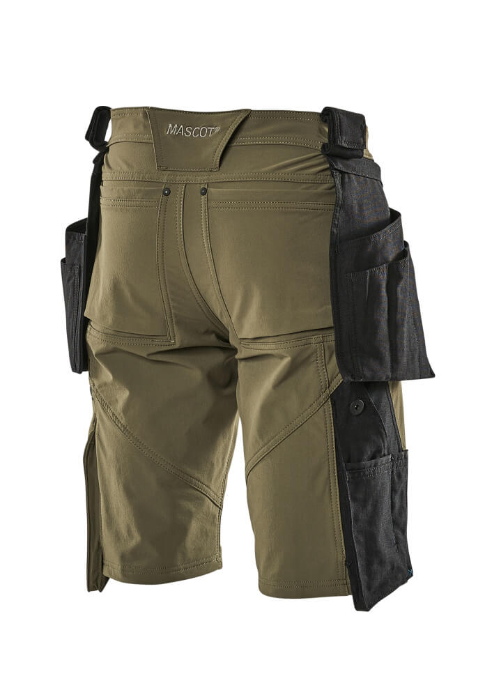 MASCOT® ADVANCED Shorts mit Hängetaschen Gr. C42, moosgrün - jetzt neu bei HUG Technik ♡