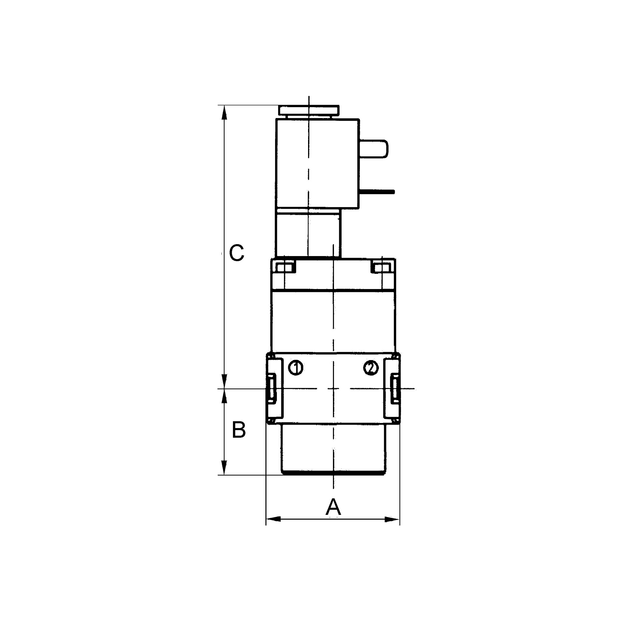 Schaltventil (3/2-Wegeventil) »multifix-mini«, 24 V DC, G 1/4 - bekommst Du bei ★ HUG Technik ✓