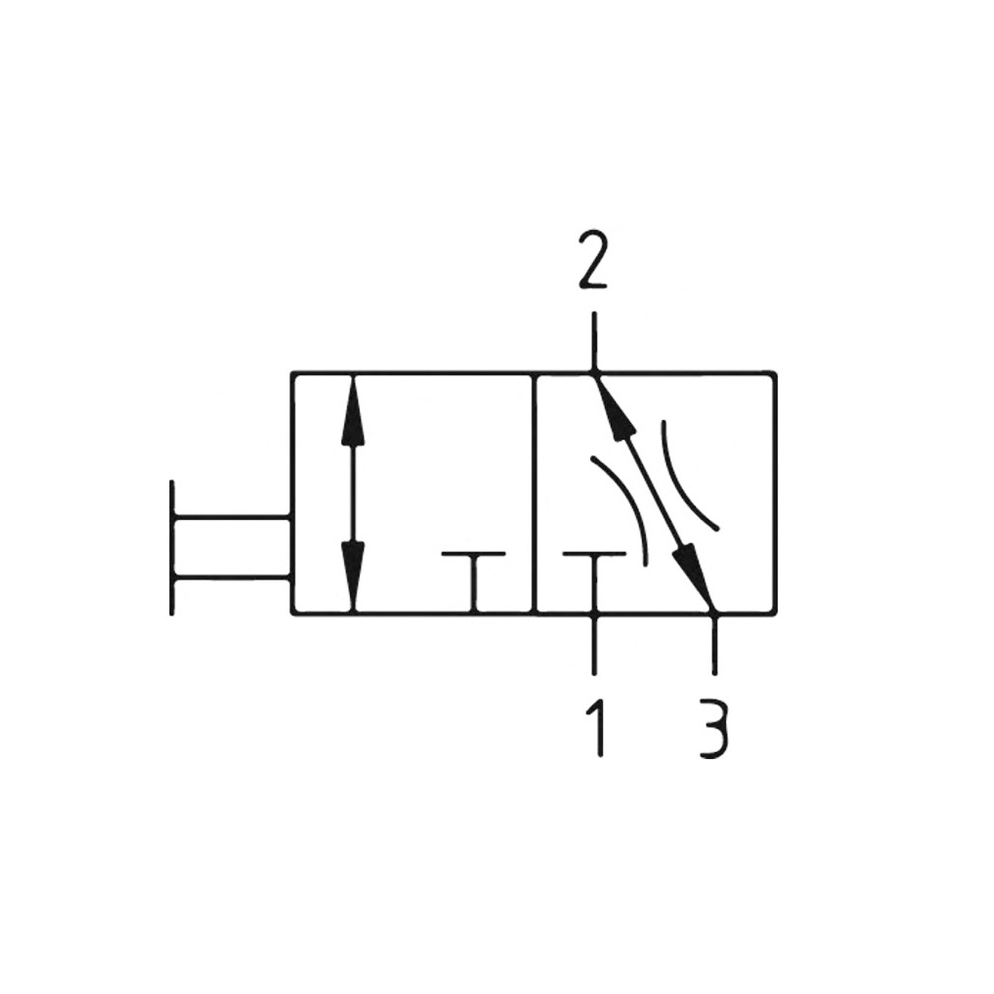 Kugelhahn 3/2-Wege »FUTURA-mini«, abschließbar, BG 0, G 1/4 - direkt von HUG Technik ✓