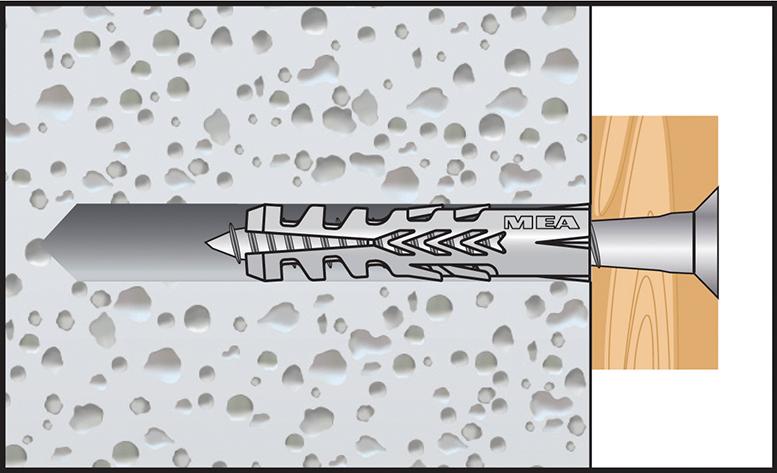 CELO Normaldübel F 5 für Holzschrauben-Ø 2,5-4,0 mm, Nylon, alterungbeständig, Packung mit 100 Stück - kommt direkt von HUG Technik 😊