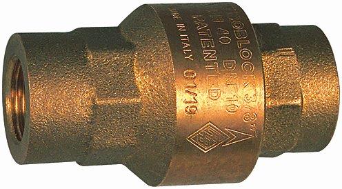 Rückschlagventil, voller Durchgang, Rp 1 1/2, 20-50 mbar, Messing - direkt von HUG Technik ✓