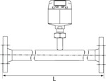 Durchflussmengenmesser, DN 15, FL 15, 0,2 - 90 m³/h - bekommst Du bei ★ HUG Technik ✓